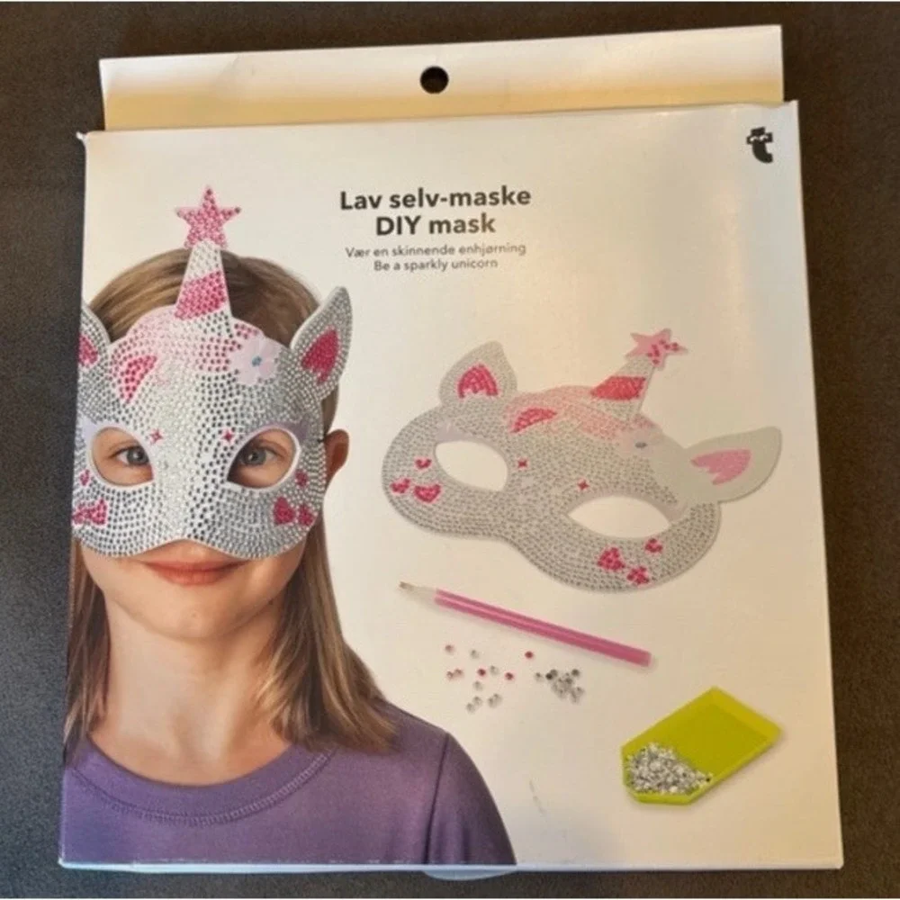 DIAMOND ART By Flying Tiger Copenhagen  Costume Mask Unicorn